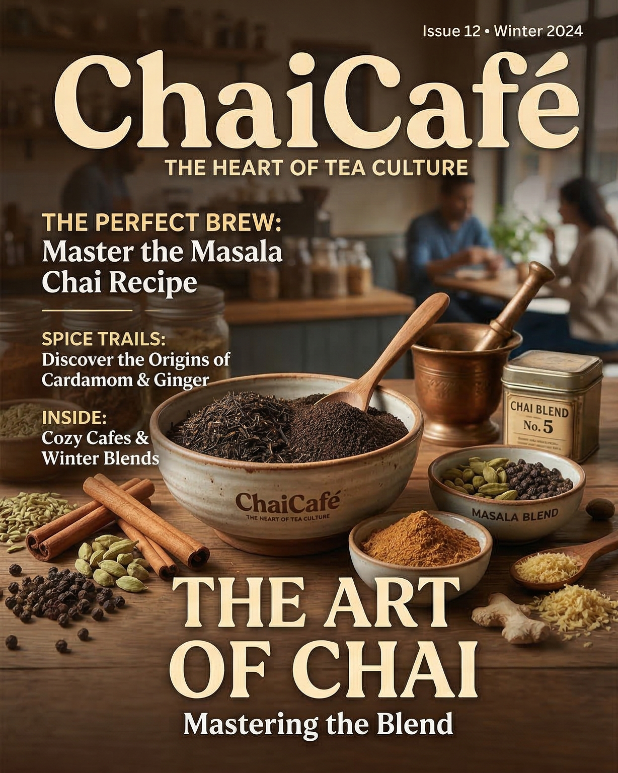 A steaming cup of masala chai